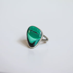 Green Variscite Ring - Silversmith Ring - Variscite in Boulder Ring - Choose Your Stone