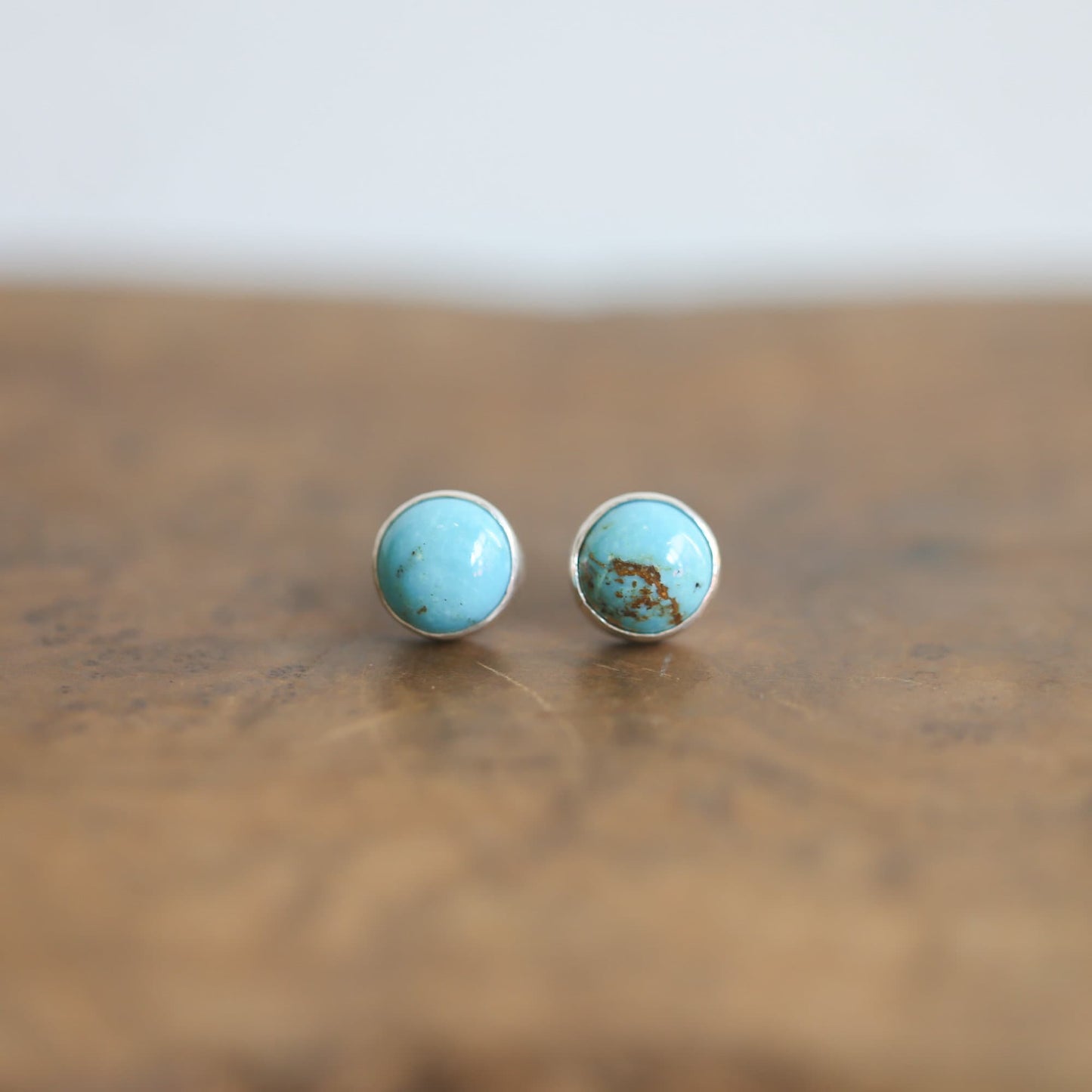 American Turquoise Studs – Sterling Silver Post Earrings - Choose Your Pair