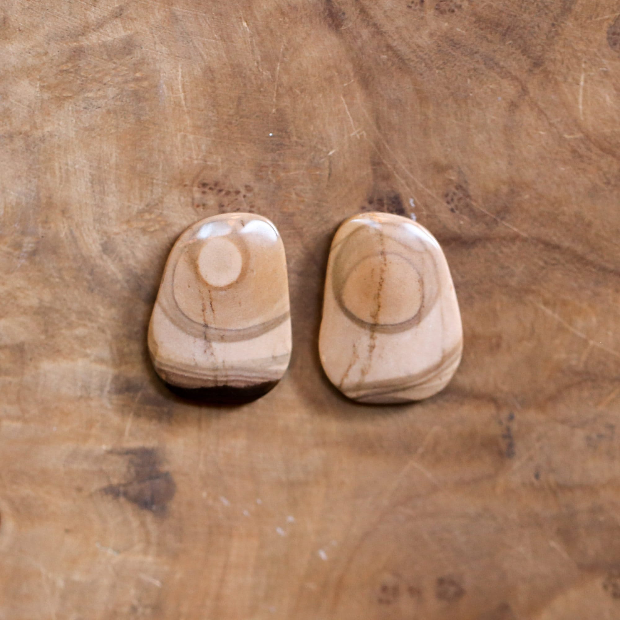 Custom Sahara Jasper Earrings - Choose Your Stones - OOAK Jasper Drop Earrings