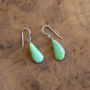 Sonoran Gold Turquoise Drop Earrings - Choose Your Pair - Sonoran Gold Earrings - Sterling Silver