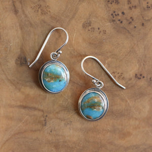 Ready to Ship - Blue Opal Earrings - Opal Drop Earrings - Silver Opal Earrings - OOAK