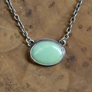 Turquoise Necklace - Turquoise Pendant with Chain