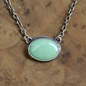 Turquoise Necklace - Turquoise Pendant with Chain