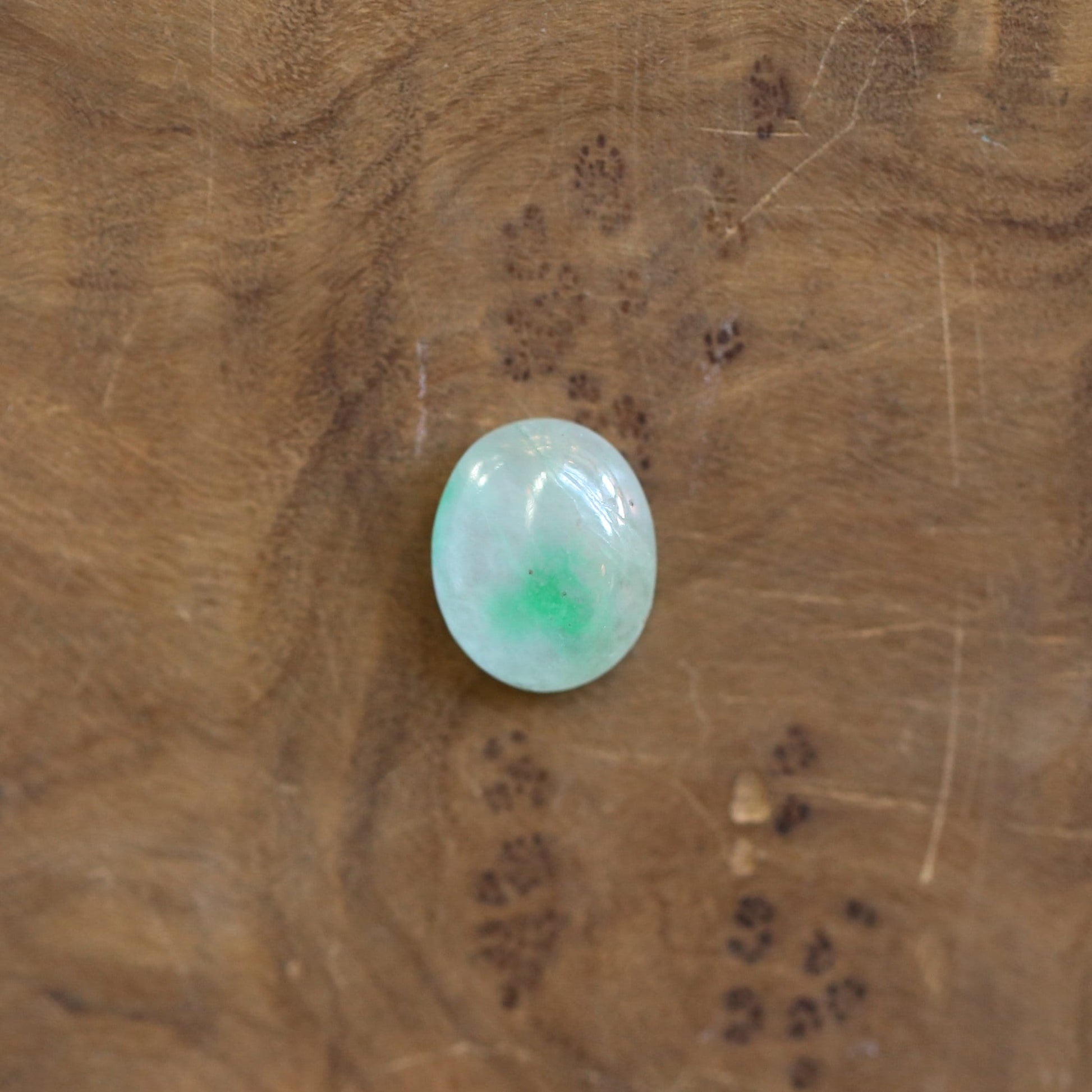 Green Jade Ring – Sterling Silver Bezel, Silversmith Jewelry