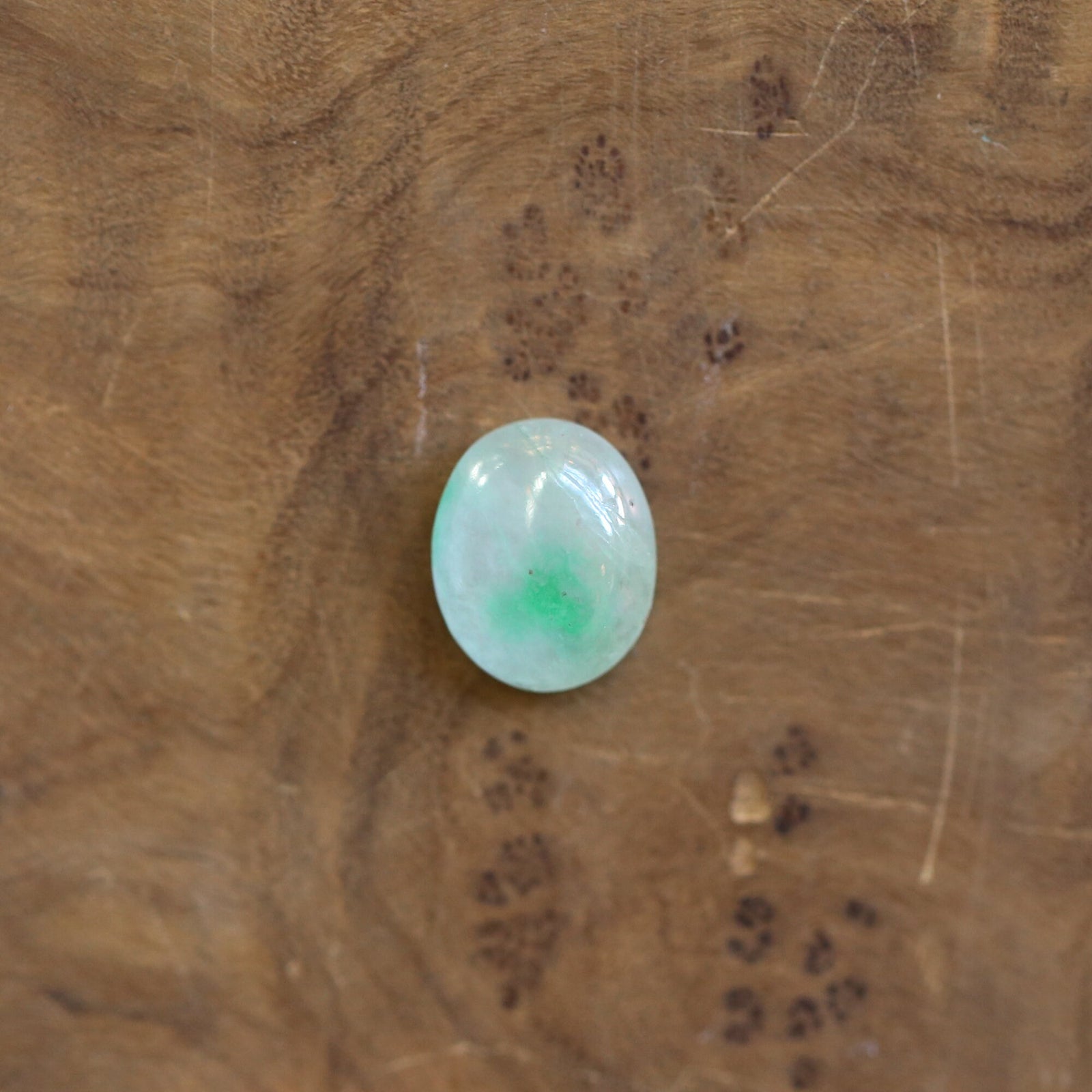 Green Jade Ring - Delica Ring - Unique Silversmith Ring - .925 Sterling Silver