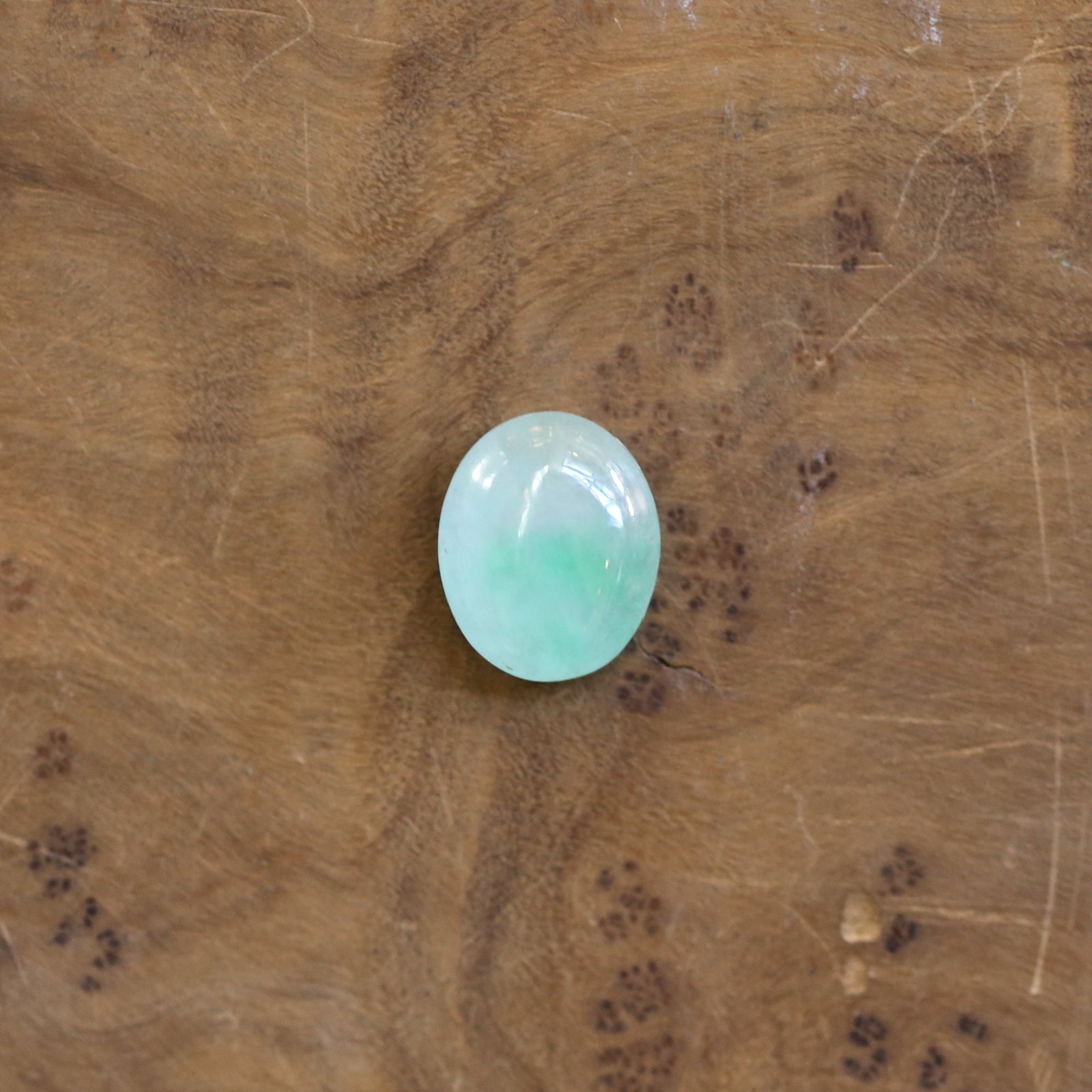Green Jade Ring – Sterling Silver Bezel, Silversmith Jewelry