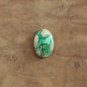 Custom Green Variscite Lasso Ring - Sterling Silver - Choose Your Stone