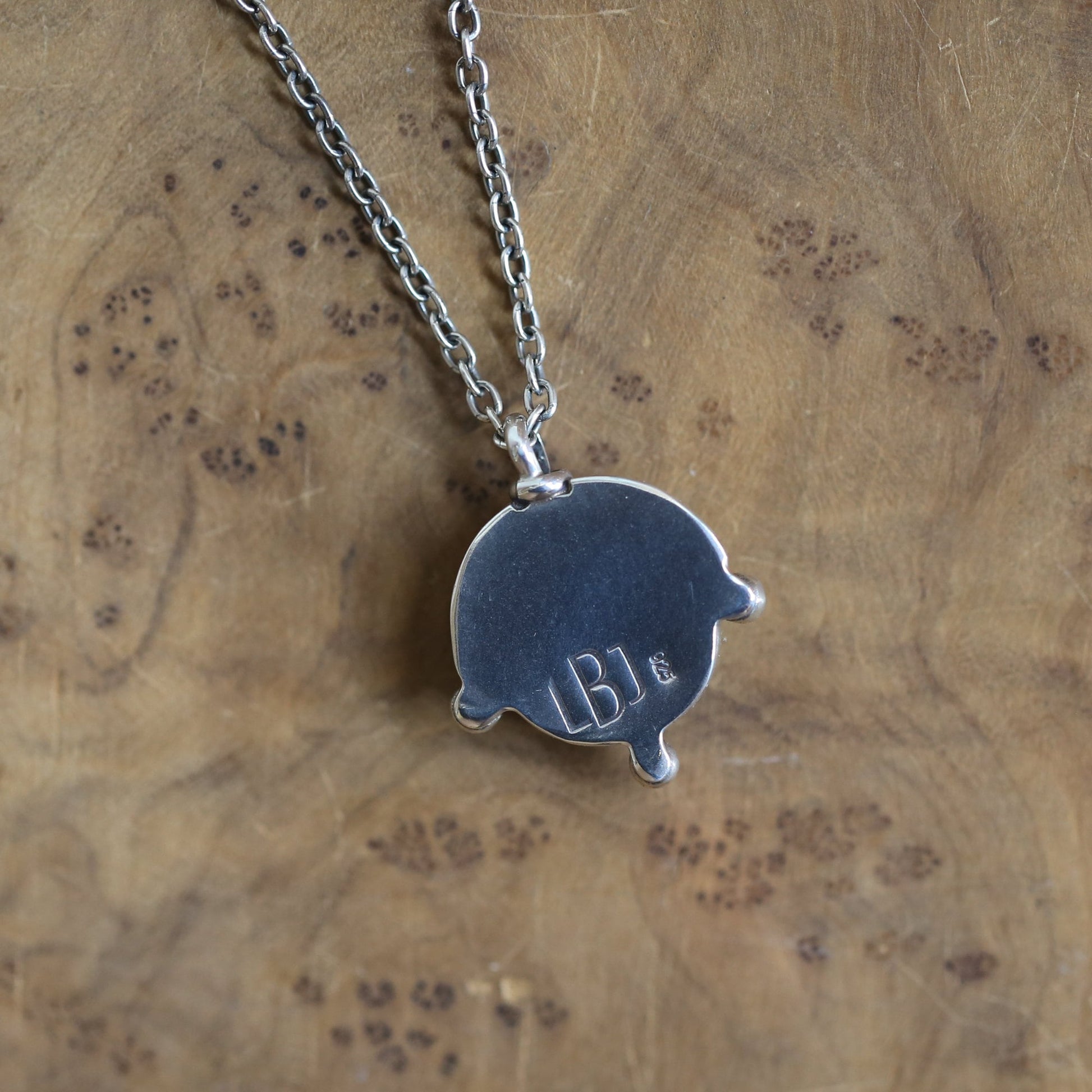 Unisex Campitos Turquoise Pendant - Sterling Silver