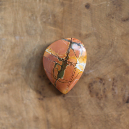 Red Creek Jasper Necklace - Sterling Silver Pendant - Choose Your Stone
