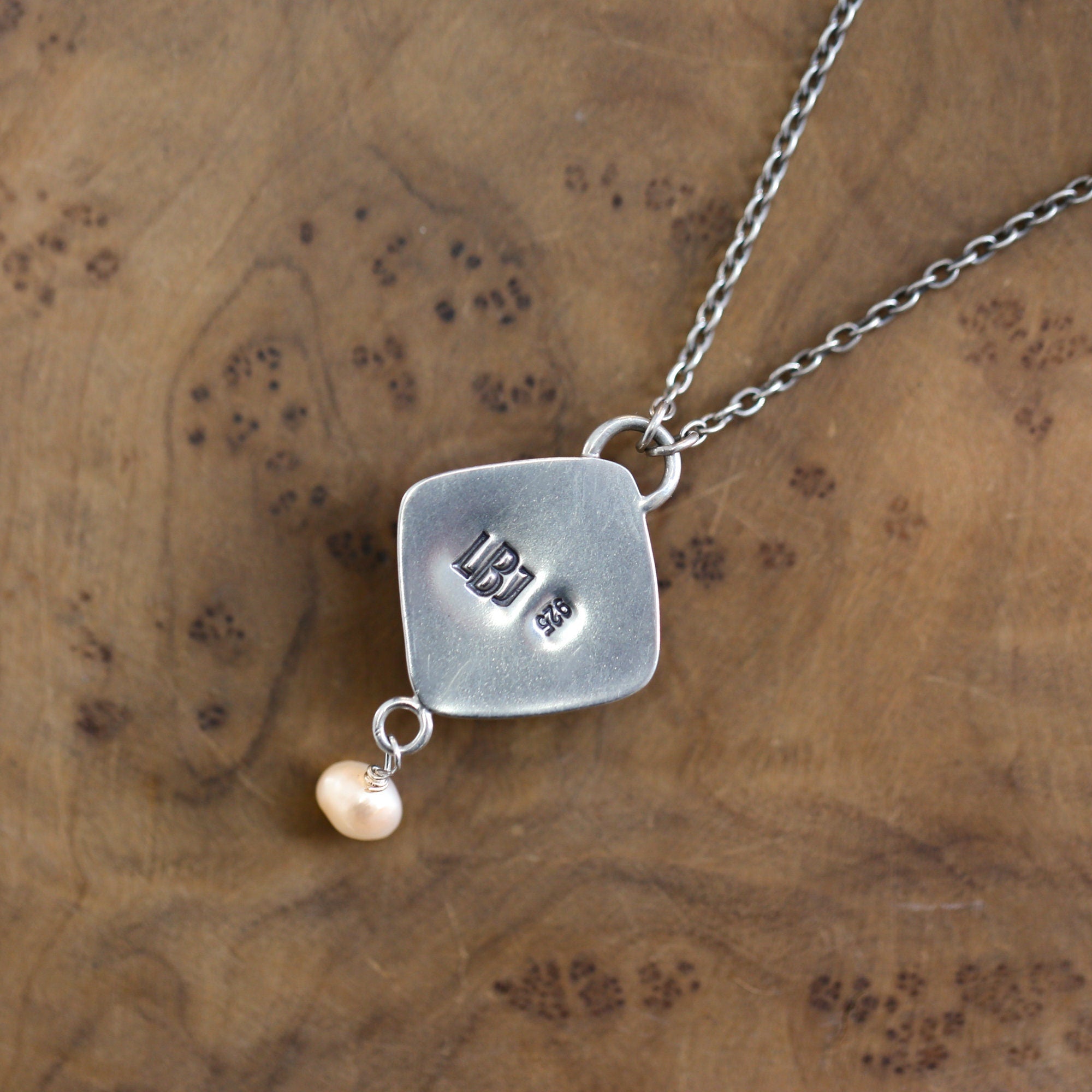 Spiny Oyster & Freshwater Pearl Necklace - Sterling Silver