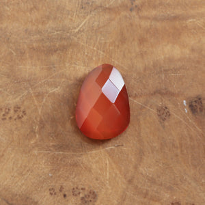 Chunky Boho Ring - Faceted Carnelian Ring - Carnelian Boho Ring - Silversmith Ring