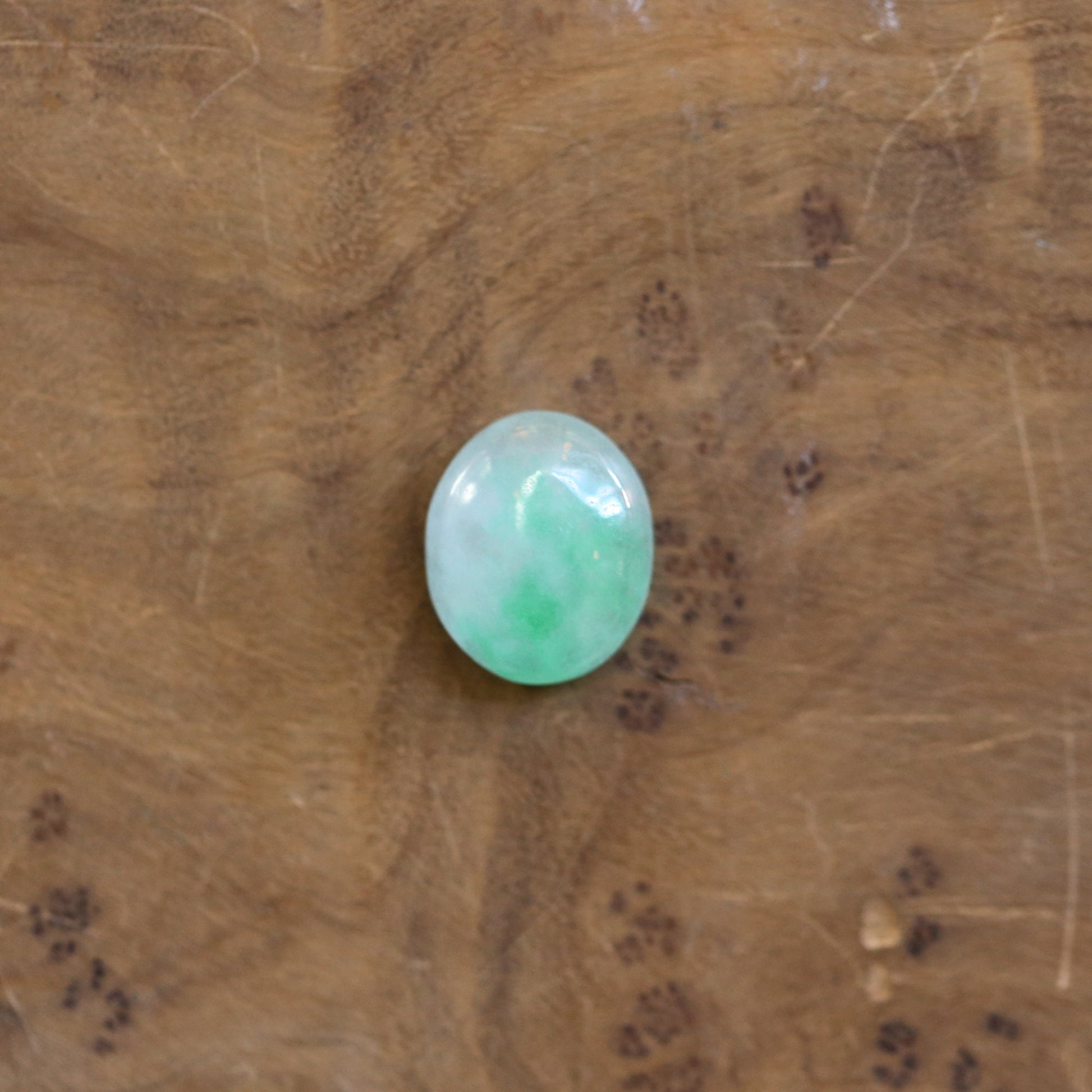 Green Jade Ring – Sterling Silver Bezel, Silversmith Jewelry