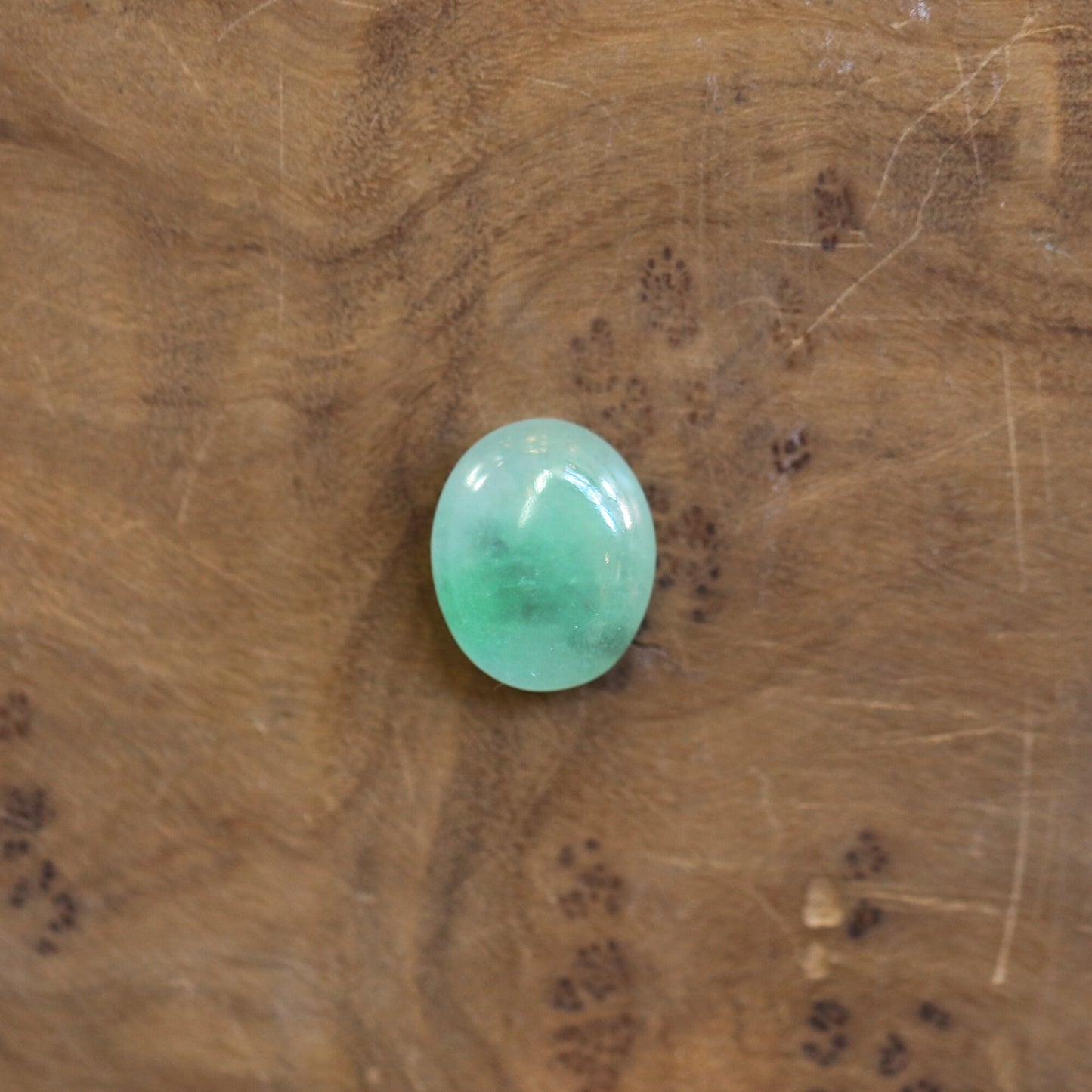 Green Jade Ring – Sterling Silver Bezel, Silversmith Jewelry