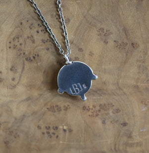 Lapis Lazuli Compass Pendant - Ready to Ship - Sterling Silver