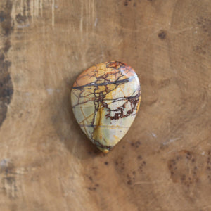 Red Creek Jasper Necklace - Jasper Pendant - Sterling Silver - Hanging Rock Pendant