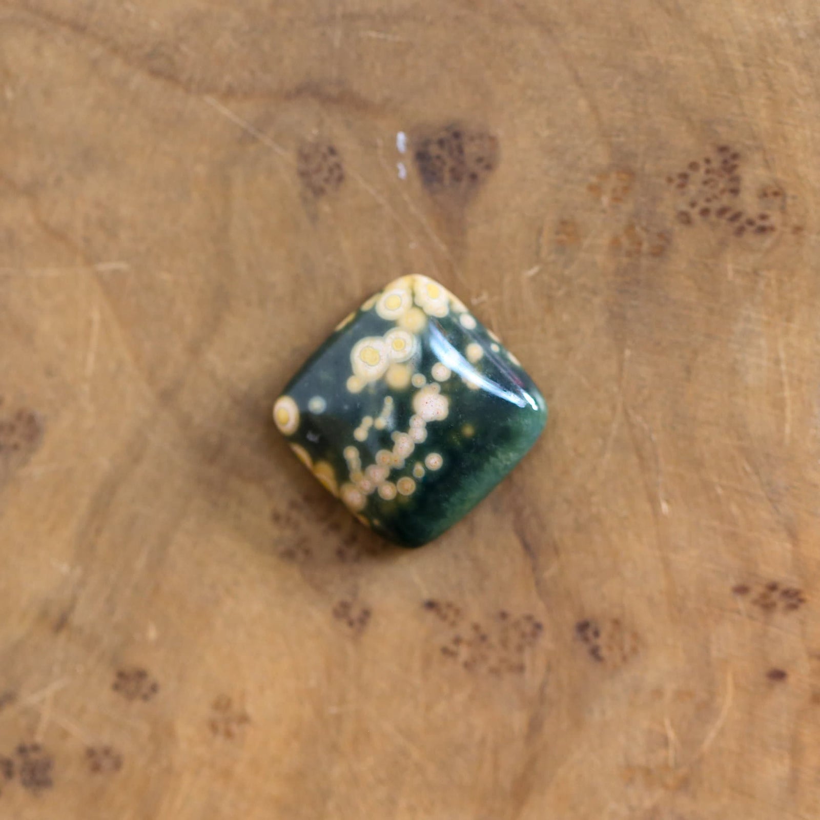 Orbs Eye Ocean Jasper Pendant - .925 Silversmith - Choose Your Stone - Ocean Jasper Necklace - OOAK