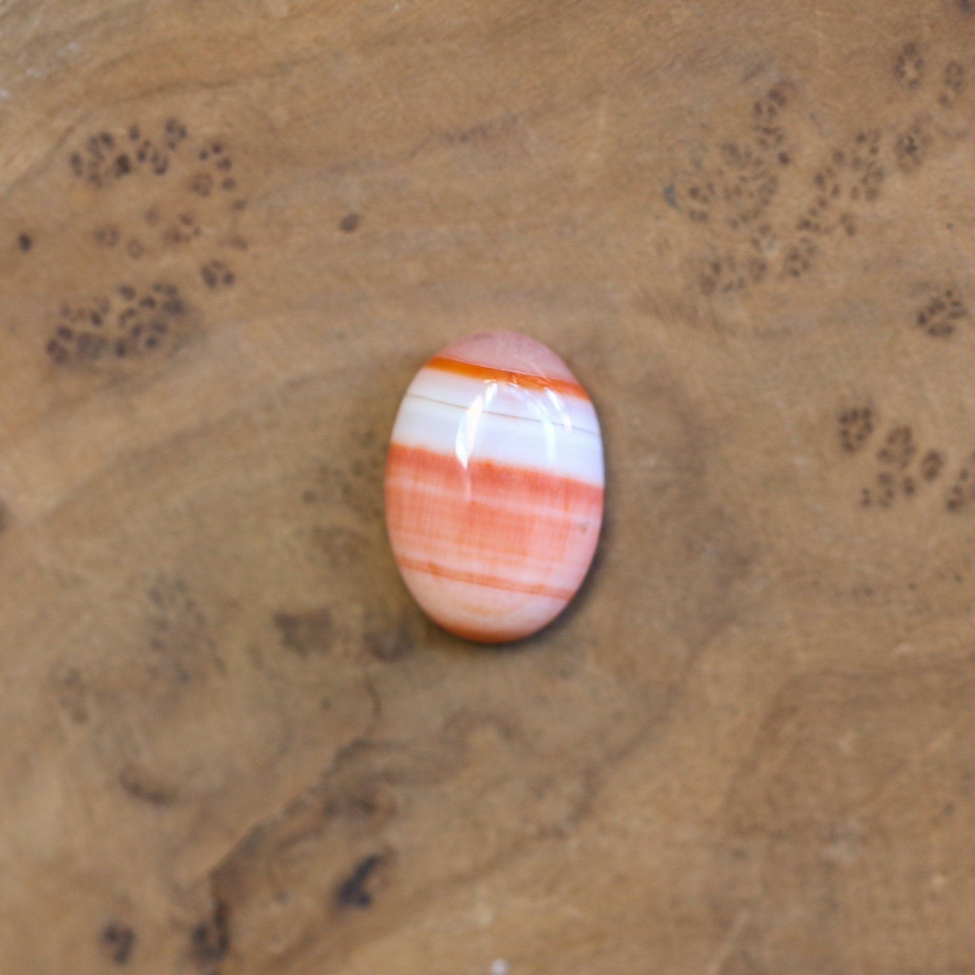 Red Banded Agate Ring - Agate Delica Ring - Silversmith Ring - Feminine Jewelry