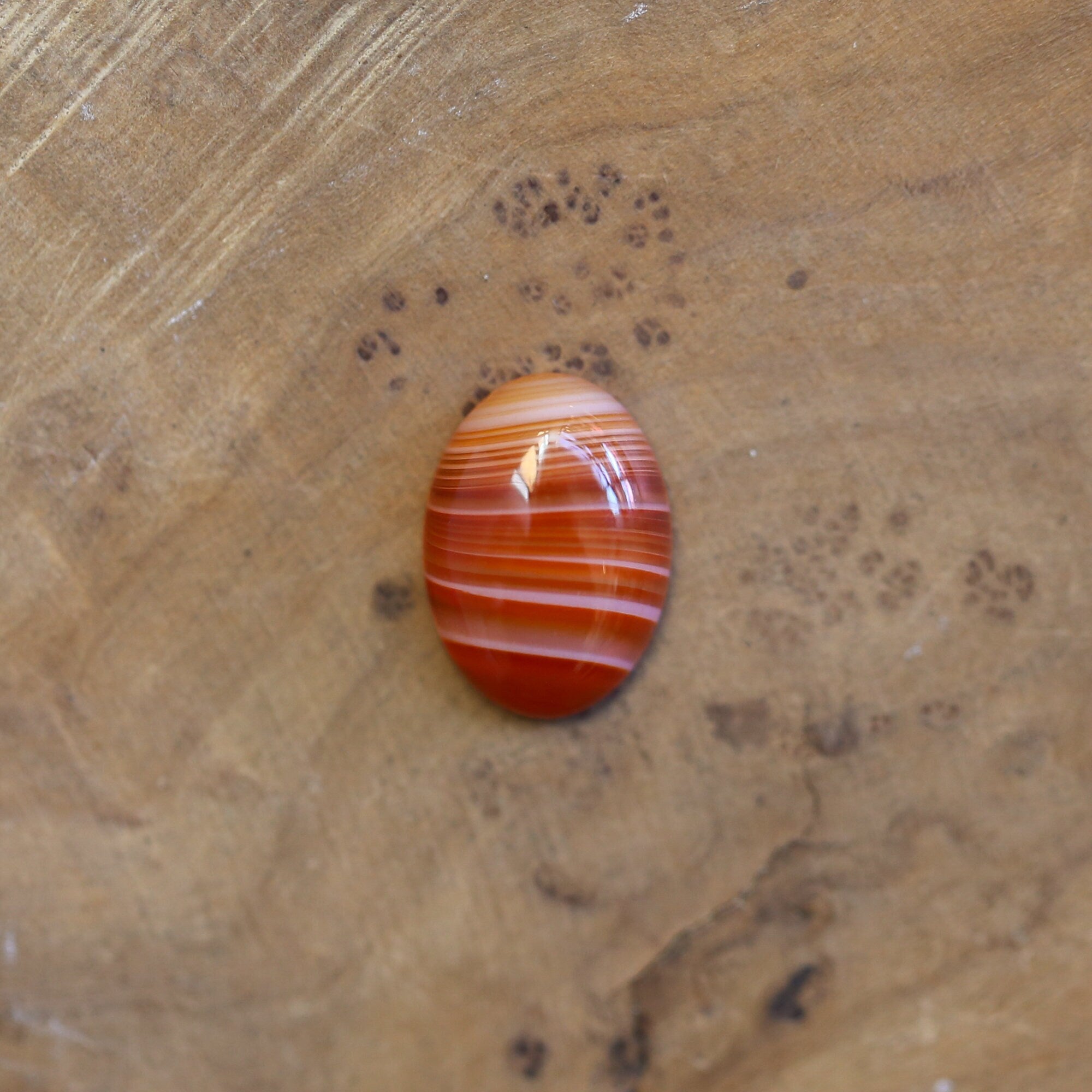 Red Banded Agate Ring - Agate Delica Ring - Silversmith Ring - Feminine Jewelry