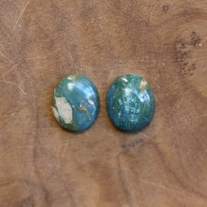 Peruvian Blue Opal Earrings – Sterling Silver Drop Earrings, OOAK