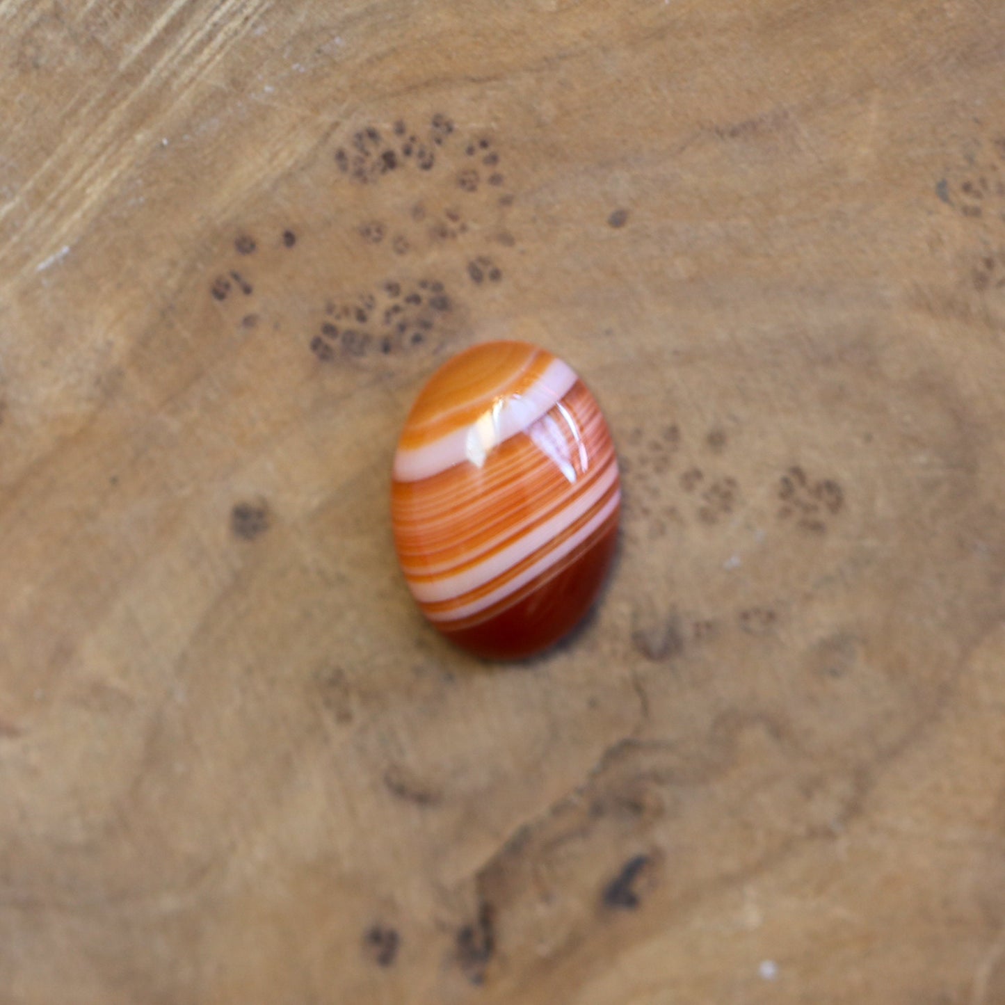 Custom Red Banded Agate Ring – Sterling Silver, Choose Your Stone