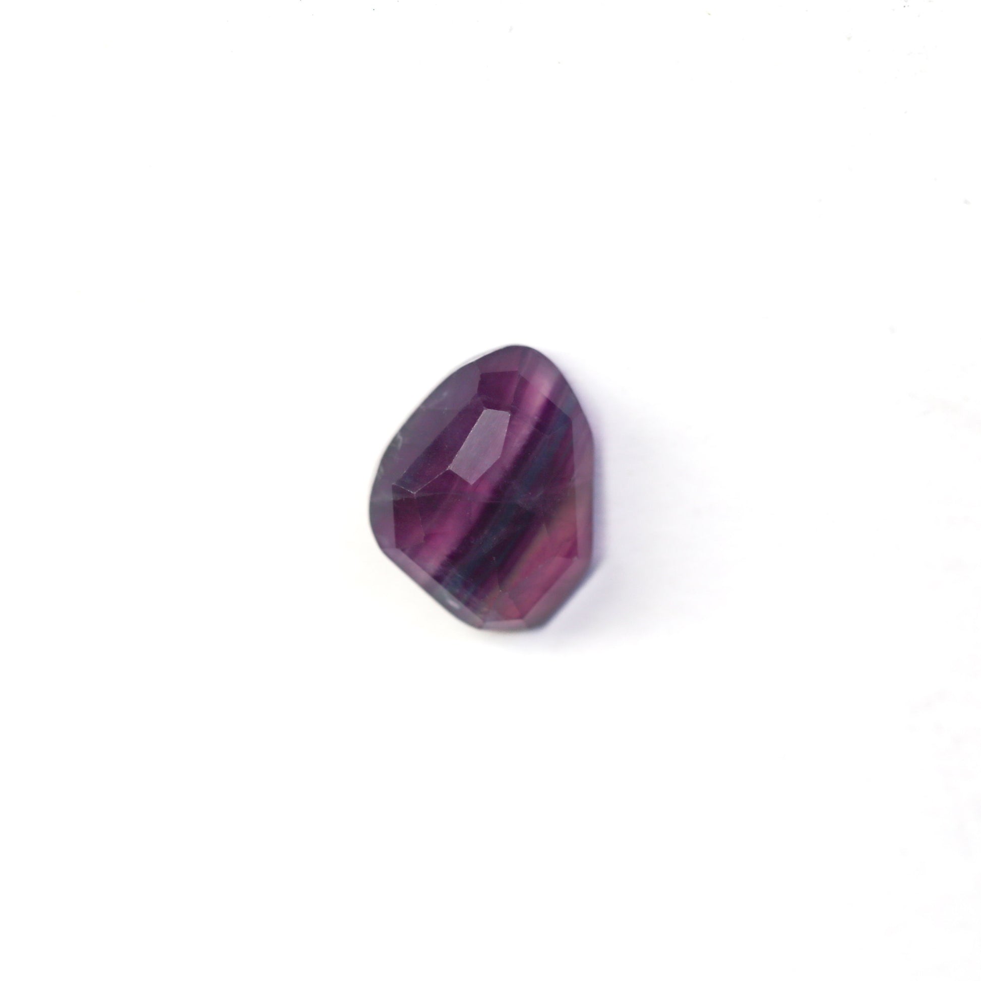Custom Rose Cut Rainbow Fluorite Pendant – Sterling Silver Silversmith Jewelry