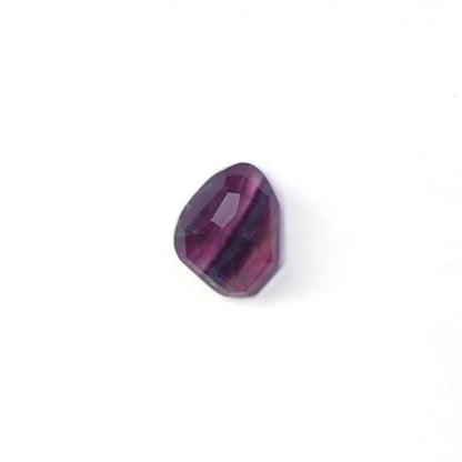 Custom Rose Cut Rainbow Fluorite Pendant – Sterling Silver Silversmith Jewelry