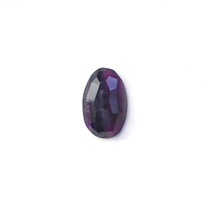 Custom Rose Cut Rainbow Fluorite Pendant – Sterling Silver Silversmith Jewelry