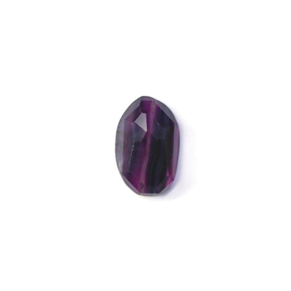 Custom Rose Cut Rainbow Fluorite Pendant – Sterling Silver Silversmith Jewelry