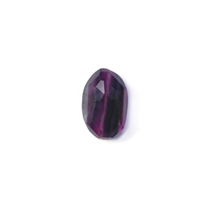 Custom Rose Cut Rainbow Fluorite Pendant – Sterling Silver Silversmith Jewelry