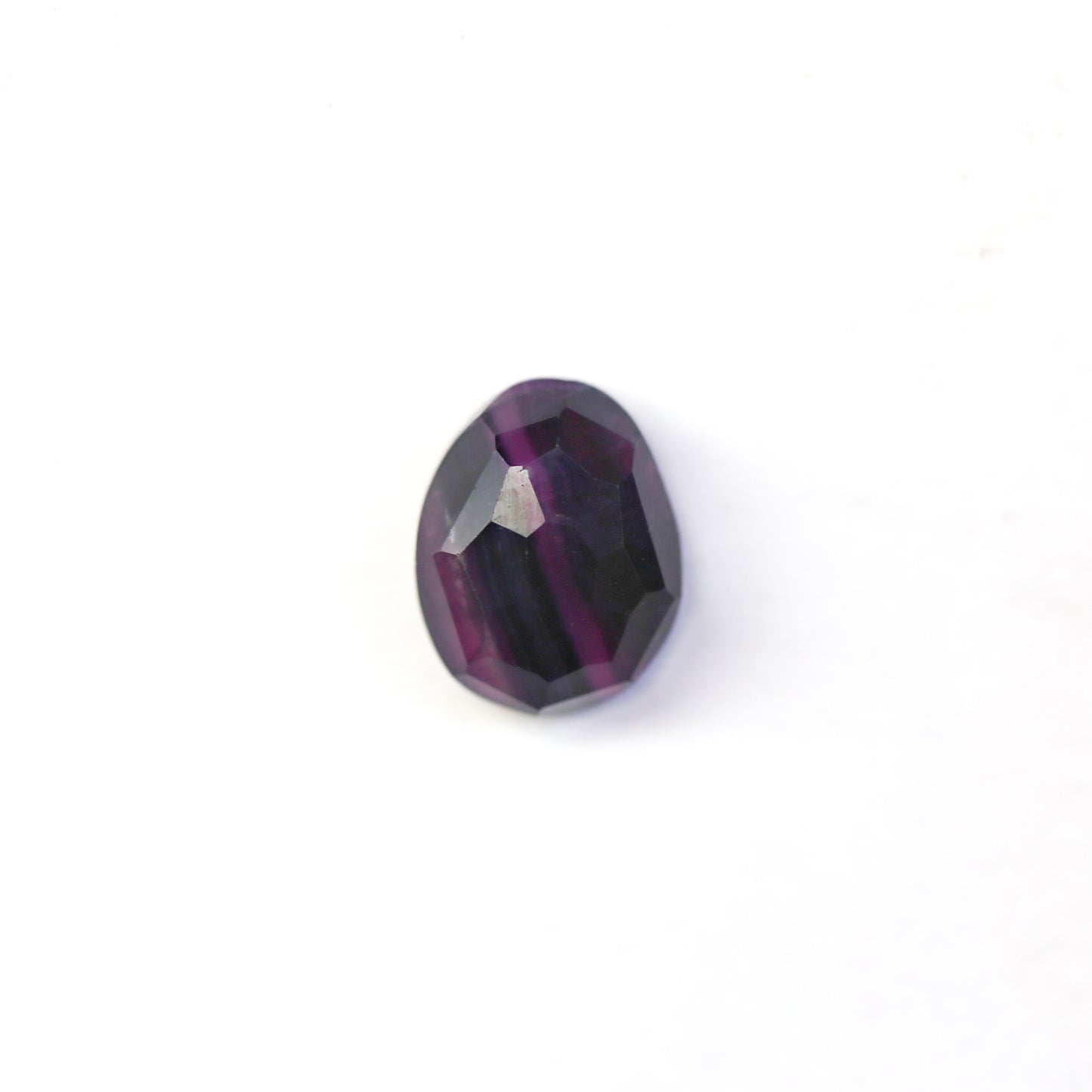 Custom Rose Cut Rainbow Fluorite Pendant – Sterling Silver Silversmith Jewelry