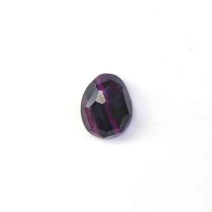 Custom Rose Cut Rainbow Fluorite Pendant – Sterling Silver Silversmith Jewelry