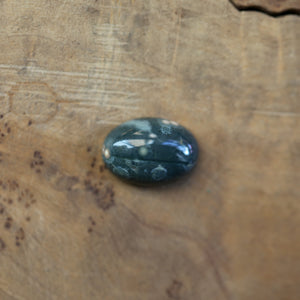 Custom Ocean Jasper Ring - East West Oval - Choose Your Stone