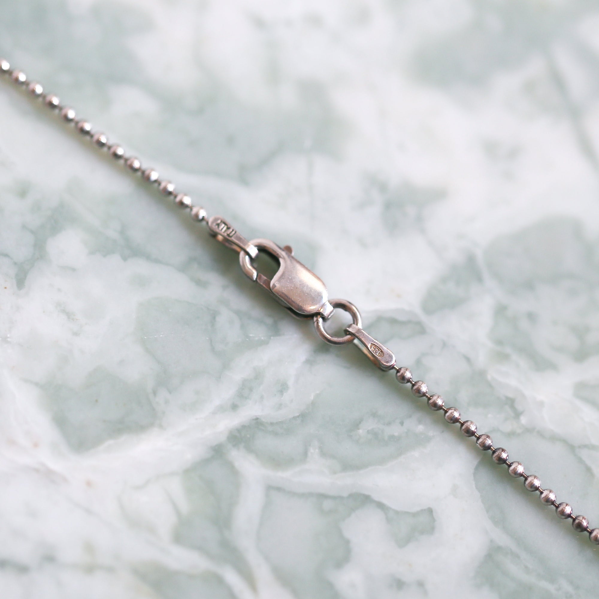 Sterling Silver Ball Chain - Silver Beaded Chain