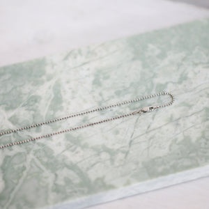 Sterling Silver Ball Chain - Silver Beaded Chain