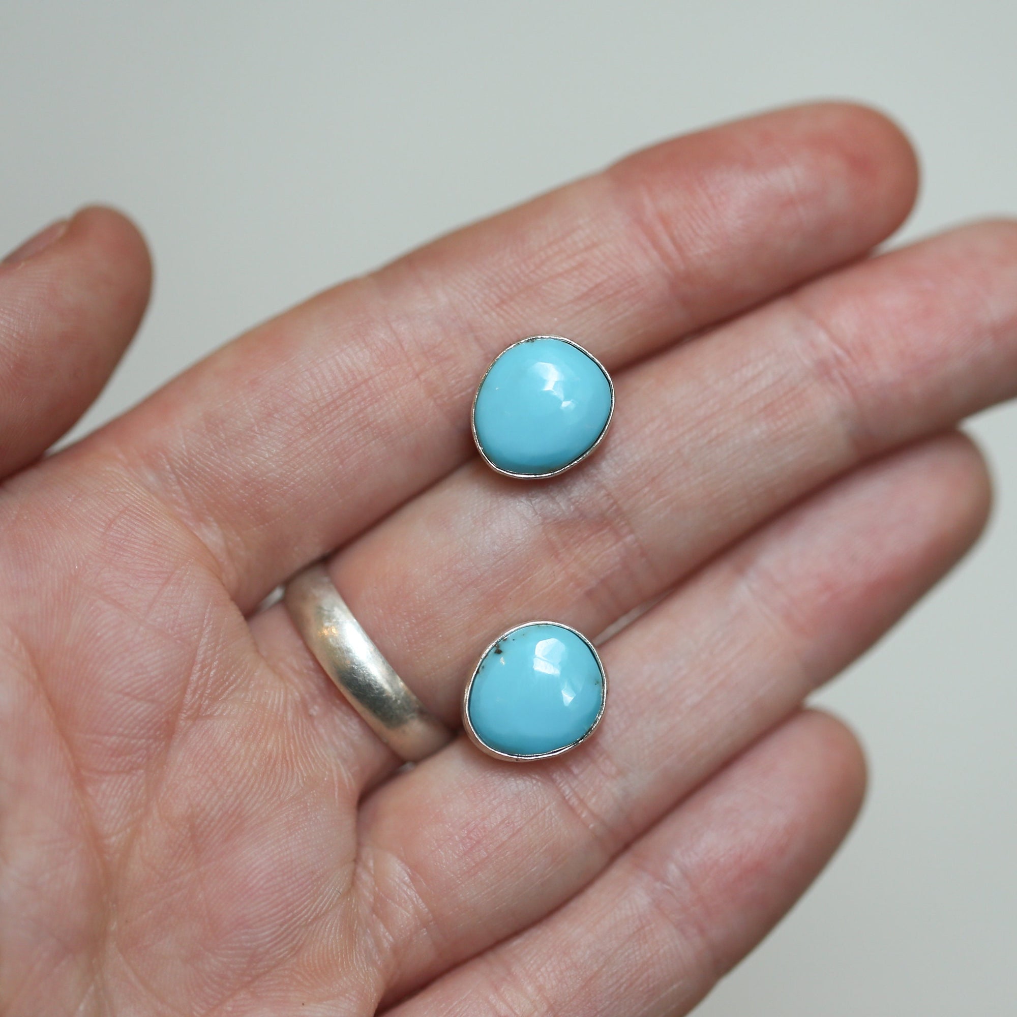 Campitos Turquoise Posts - American Turquoise Earrings - Ready to Ship