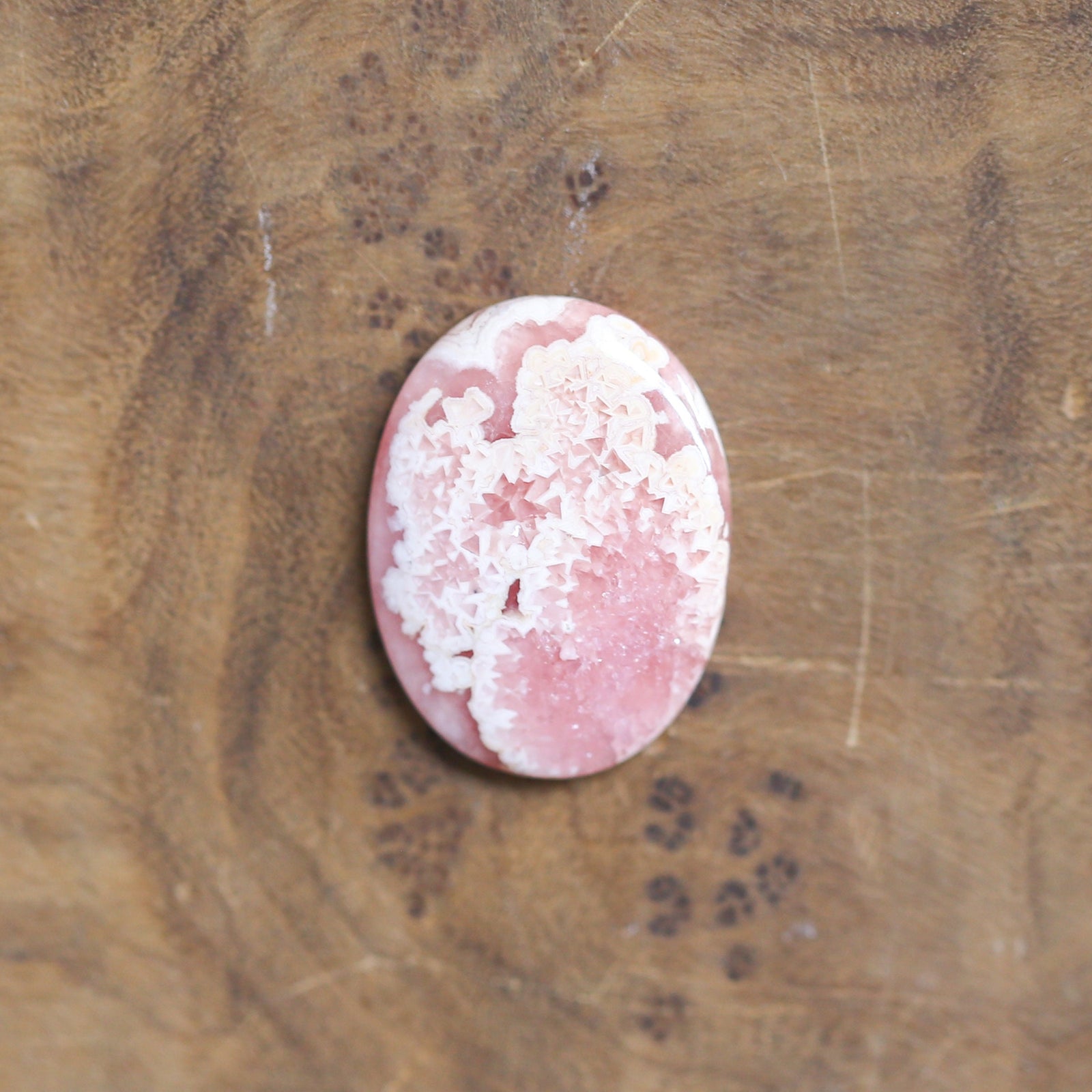 Rhodochrosite Ring - .925 Sterling Silver Ring - Rhodochrosite Boho Statement Ring
