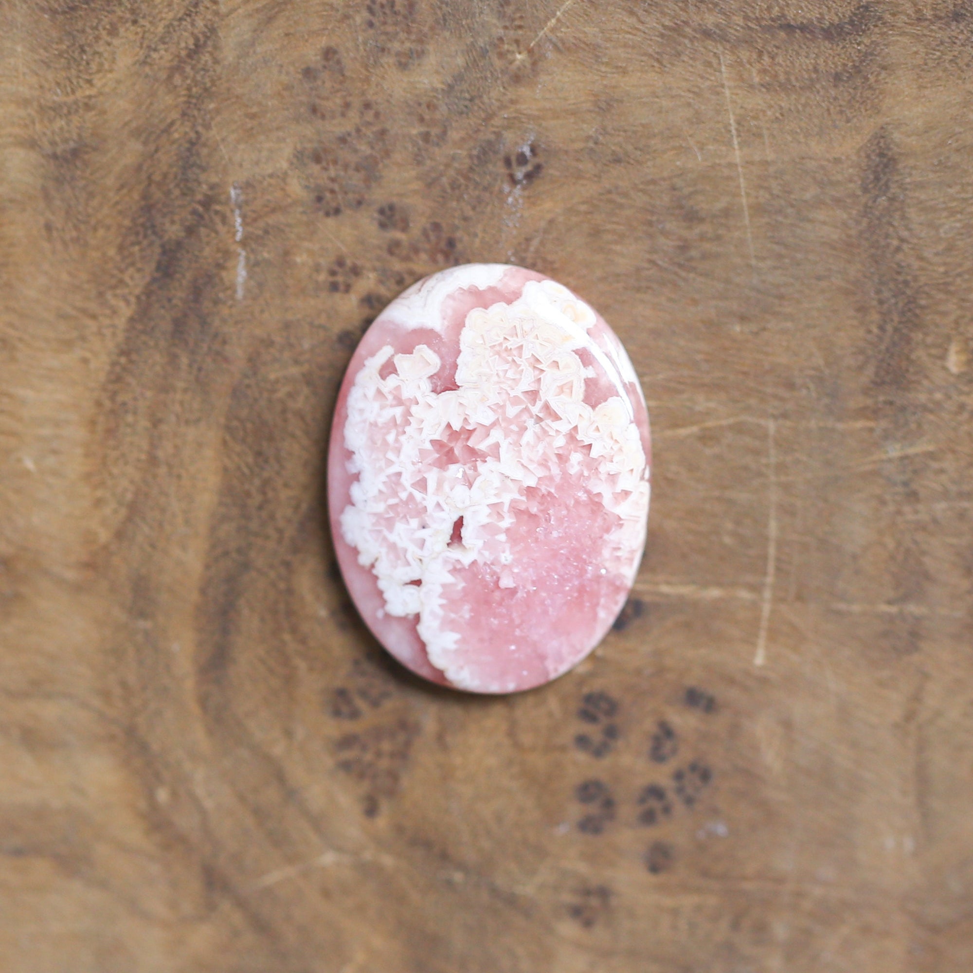 Rhodochrosite Ring - .925 Sterling Silver Ring - Rhodochrosite Boho Statement Ring