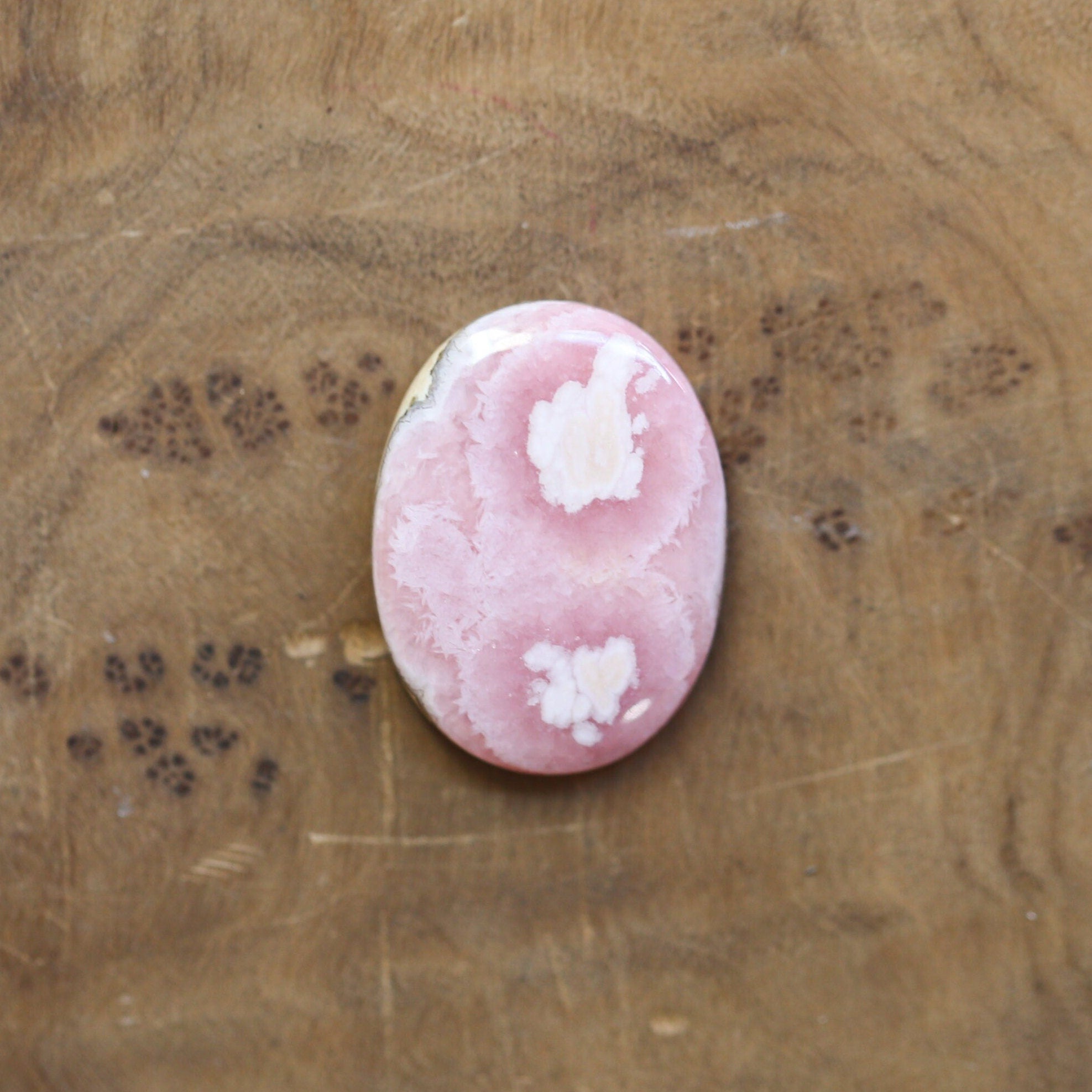 Rhodochrosite Ring - .925 Sterling Silver Ring - Rhodochrosite Boho Statement Ring