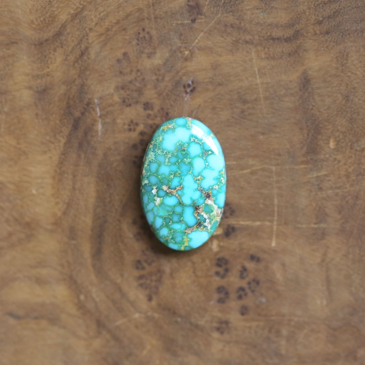 CUSTOM Sonoran Gold Turquoise Ring - 18K Gold Bezel - Sterling Silver