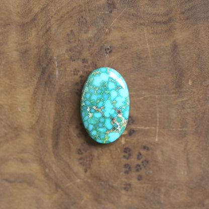CUSTOM Sonoran Gold Turquoise Ring - 18K Gold Bezel - Sterling Silver