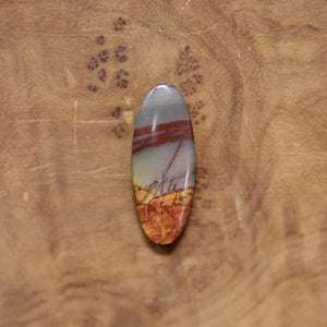 Red Creek Jasper Ring - 14K Solid Gold Bezel - .925 Sterling Silver Ring - Goldsmith Ring