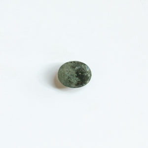 Moss Agate Pendant - .925 Sterling Silver - Rose Cut Moss Agate Necklace