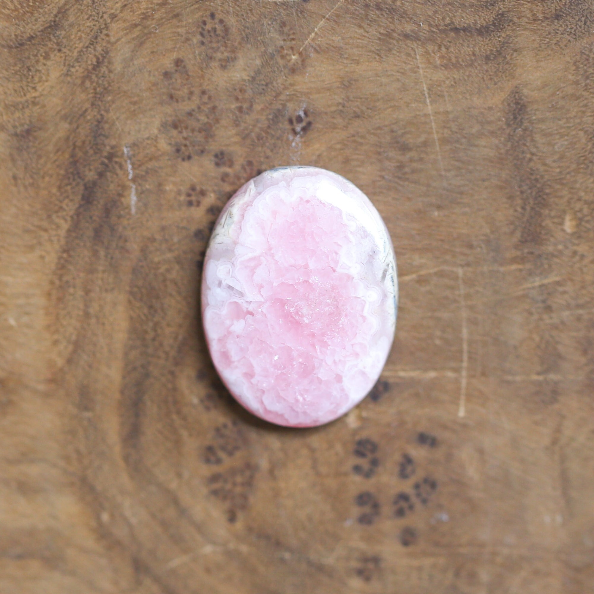 Rhodochrosite Ring - .925 Sterling Silver Ring - Rhodochrosite Boho Statement Ring