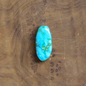 Sonoran Gold Turquoise Ring - 18K Gold Bezel - Sterling Silver