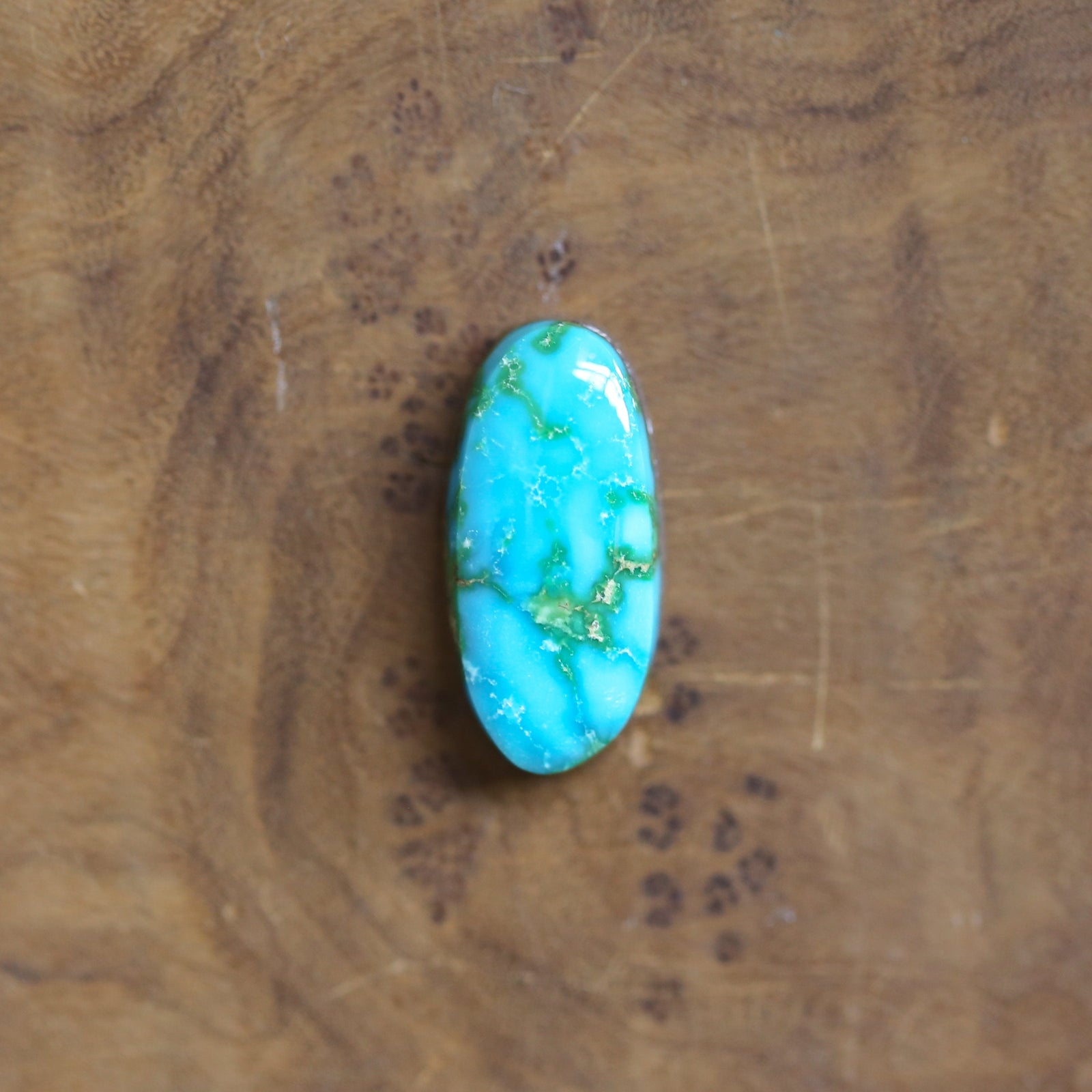 Sonoran Gold Turquoise Ring - 18K Gold Bezel - Sterling Silver