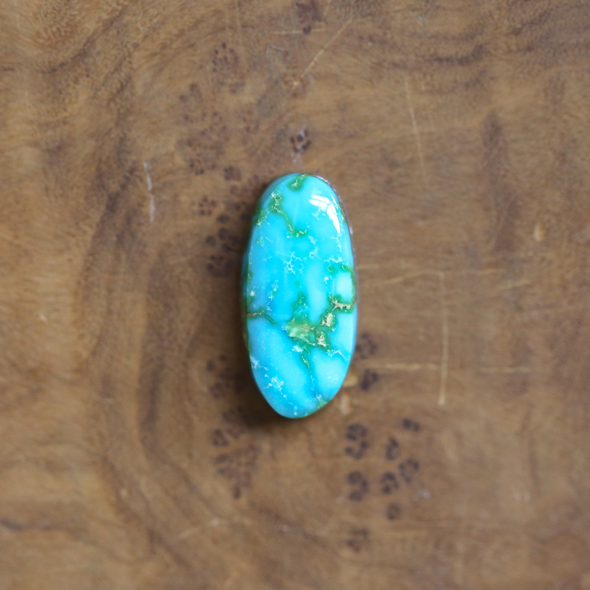 Sonoran Gold Turquoise Ring - 18K Gold Bezel - Sterling Silver