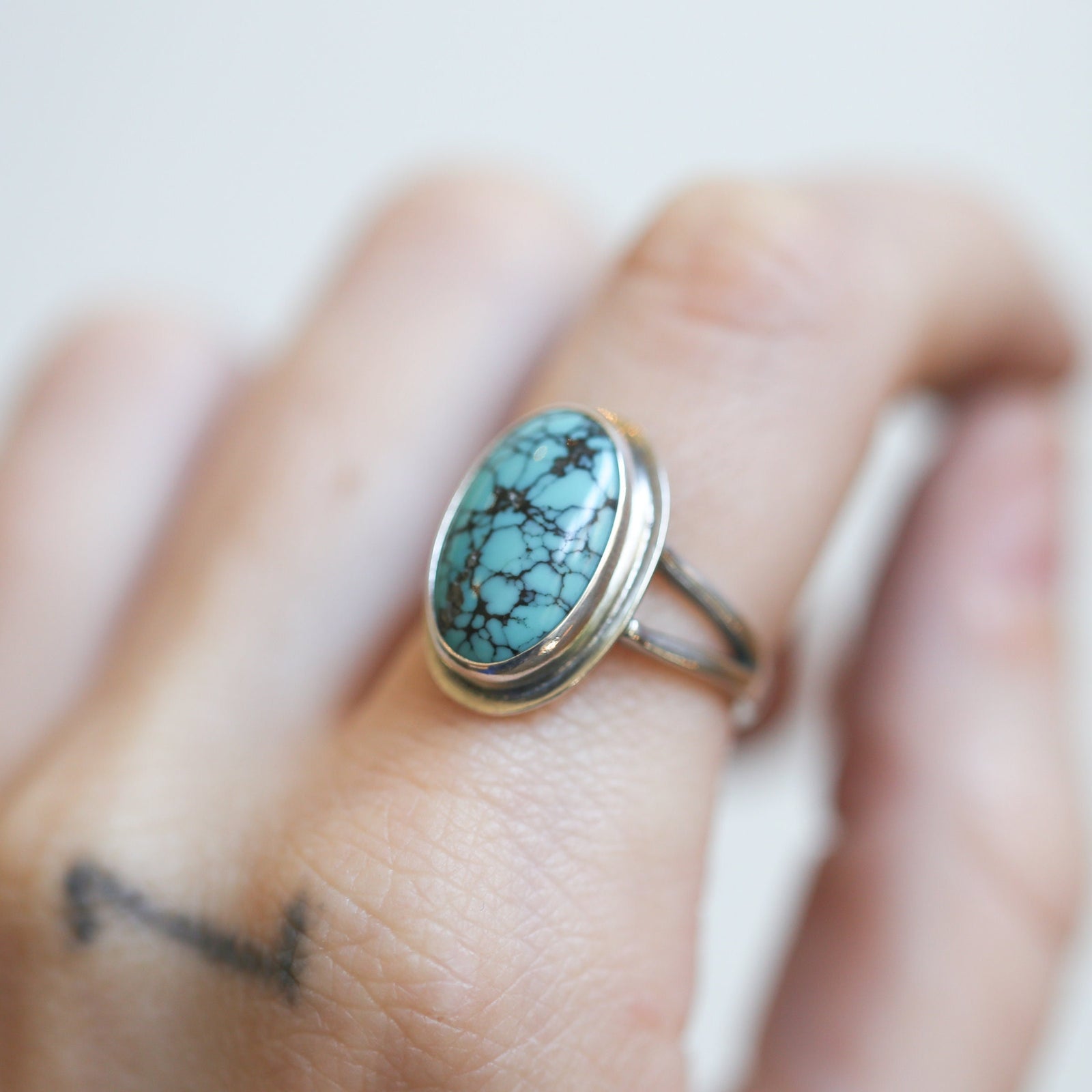 Custom Turquoise Ring - Choose your Stone - .925 Sterling Silver
