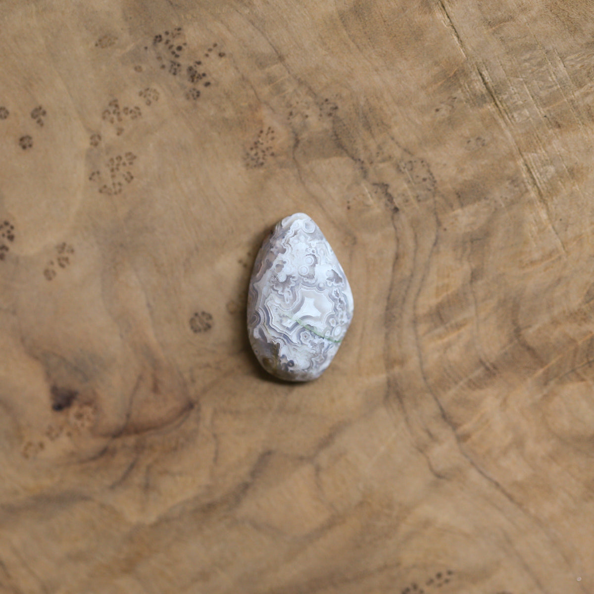 Laguna Lace Agate Chunky Boho Ring | Sterling Silver