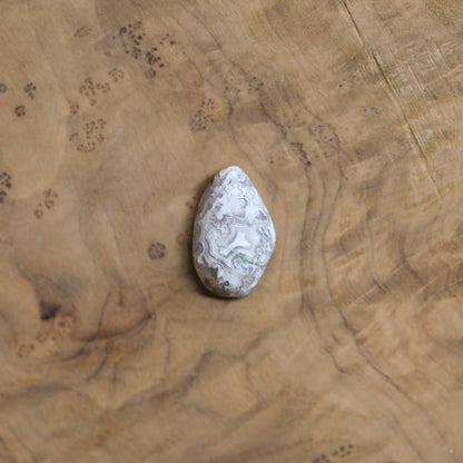 Laguna Lace Agate Chunky Boho Ring | Sterling Silver