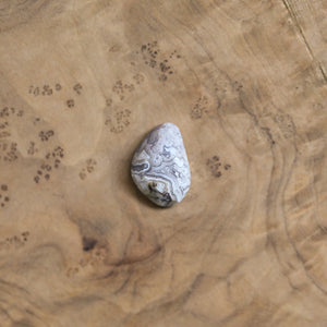 Custom Laguna Lace Agate Sterling Silver Ring – Chunky Boho Silversmith Ring